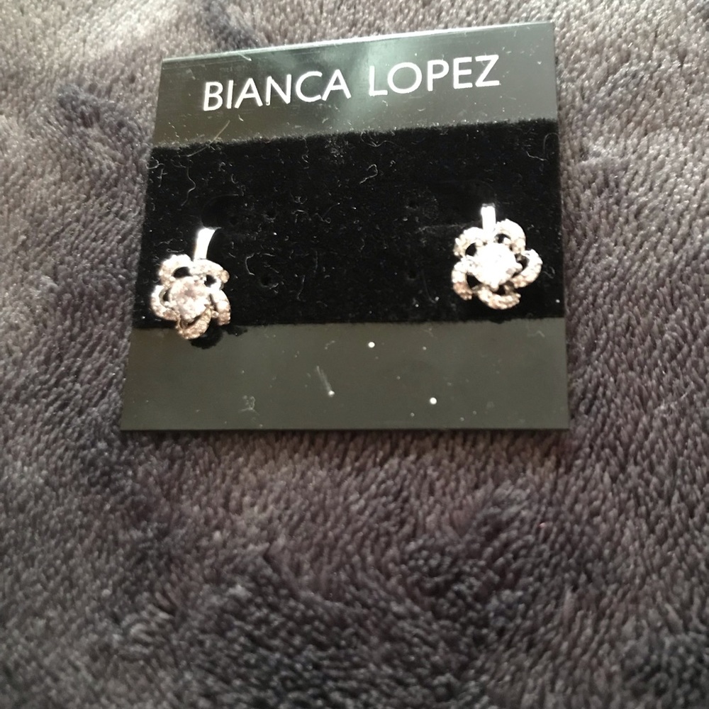 Clip on crystal earrings